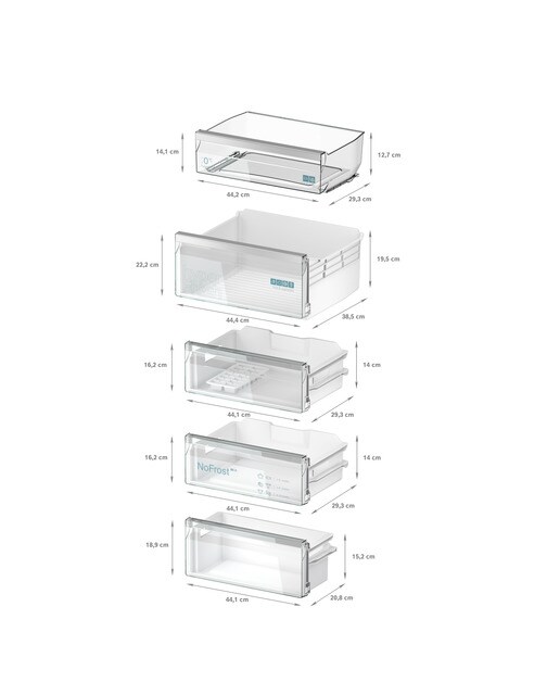 Frigorífico Combinado Encastrável Siemens KI96NVFD0 No Frost 9