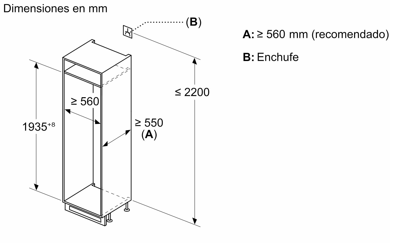 Frigorífico Combinado Encastrável Siemens KI96NVFD0 No Frost 12