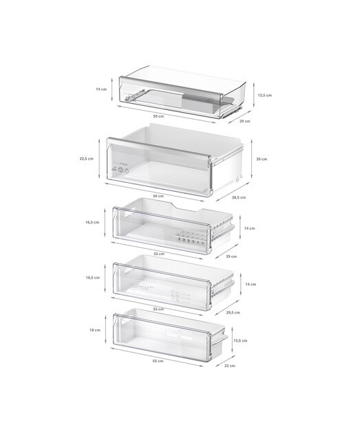 Frigorífico integrable combi Balay Cierre SoftClose - 3KID967F - Blanco Blanco-8