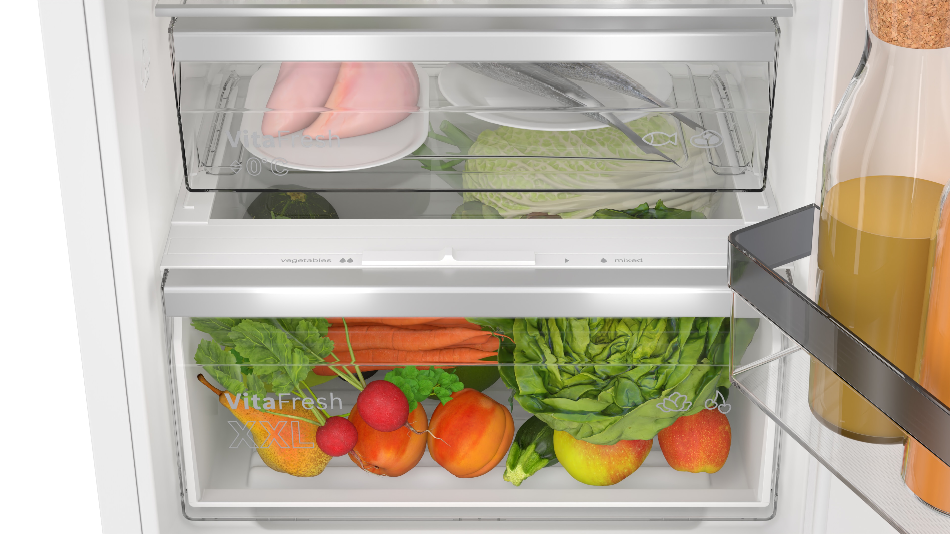 Frigorífico Combinado Encastrável Bosch Serie 4 KIN96VFD0 No Frost de 193,5 cm Branco-6