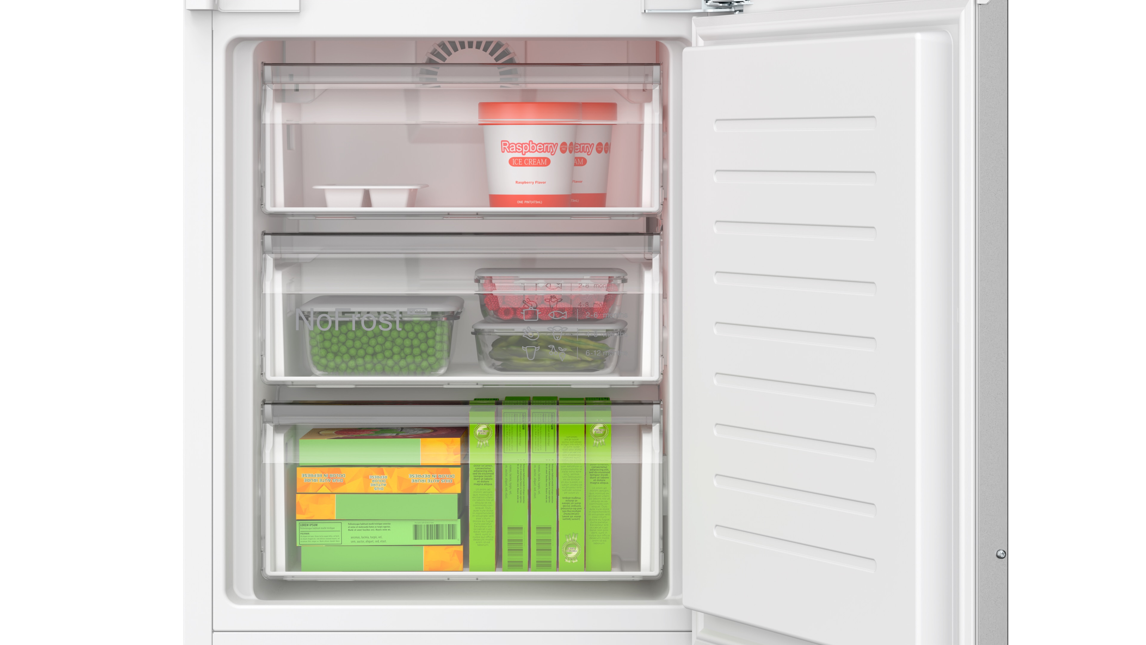 Frigorífico Combinado Encastrável Bosch Serie 4 KIN96VFD0 No Frost de 193,5 cm Branco-7