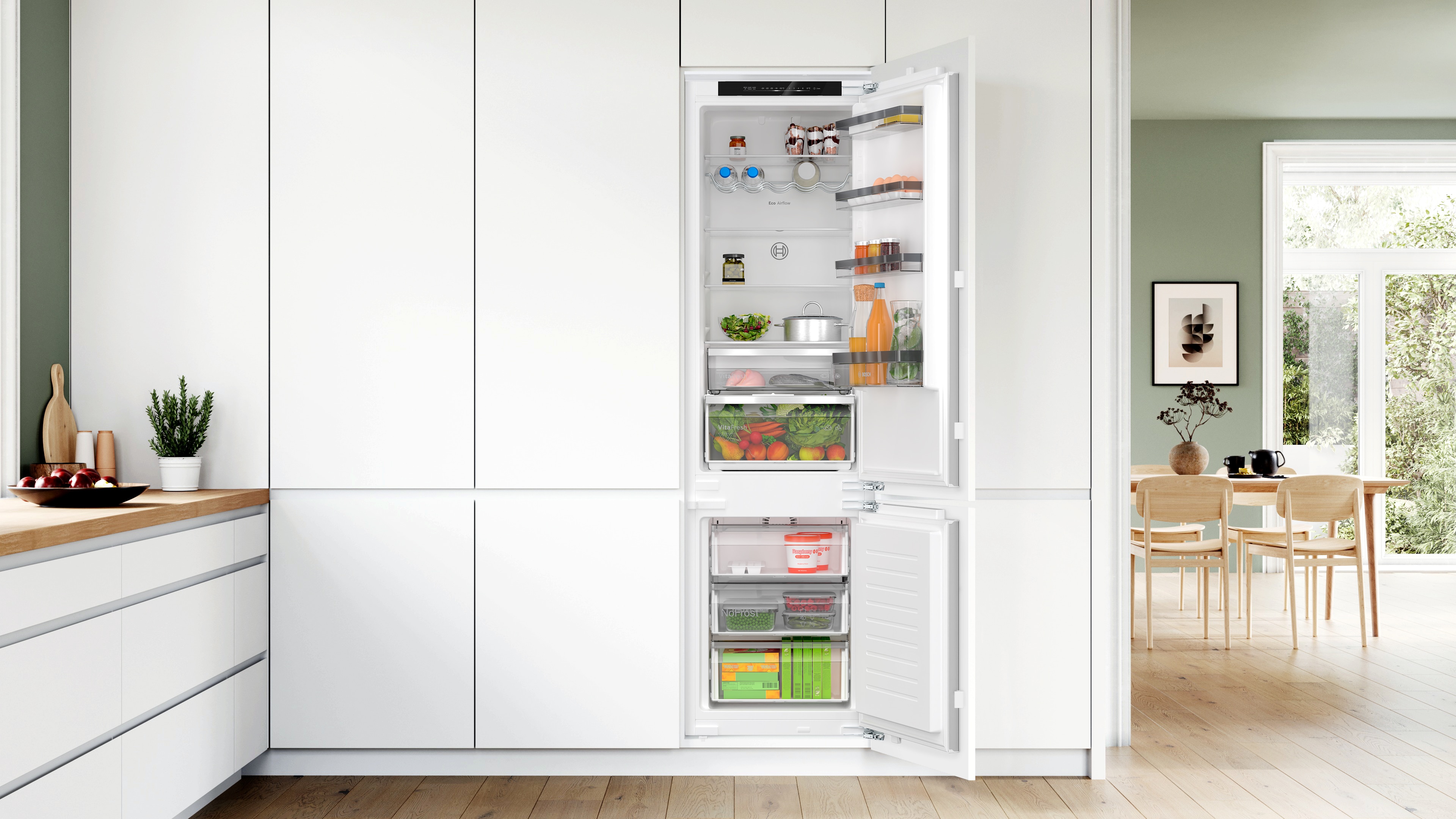 Frigorífico Combinado Encastrável Bosch Serie 4 KIN96VFD0 No Frost de 193,5 cm Branco-9