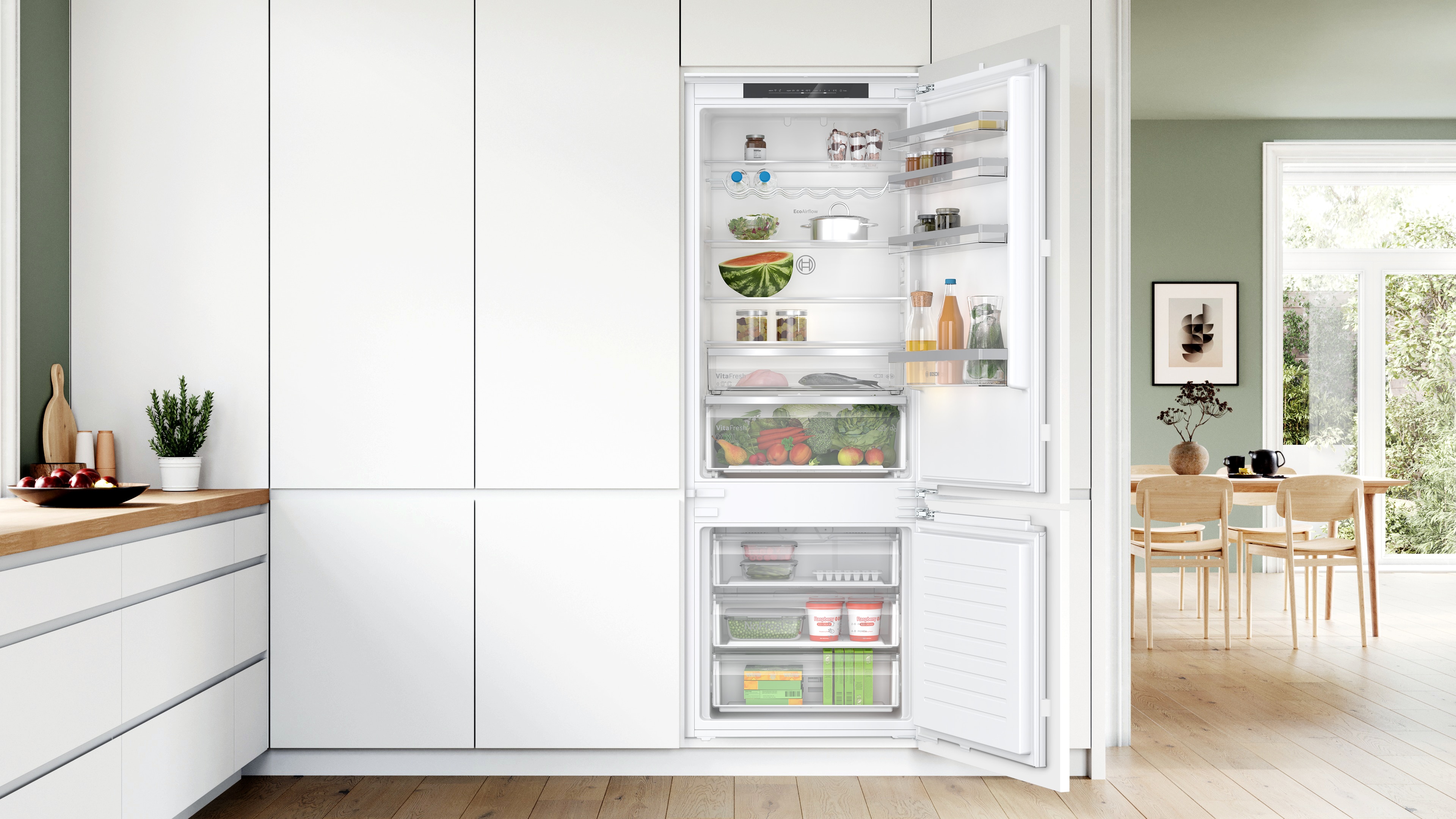 Frigorífico Combinado Encastrável Bosch Serie 4 KBN96VFE0 No Frost de 193,5 cm Branco-8
