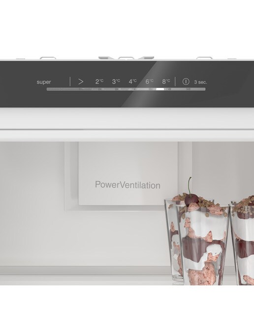 Frigorífico de 1 Porta Encastrável Bosch Serie 6 KIR81ADD0 VitaFresh, Fecho Softclose e de 177,5 cm - Branco Branco-3