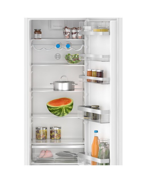 Frigorífico de 1 Porta Encastrável Bosch Serie 6 KIR81ADD0 VitaFresh, Fecho Softclose e de 177,5 cm - Branco Branco-4