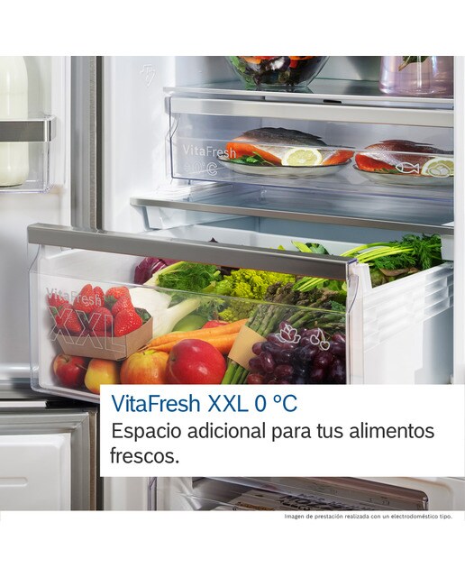 Frigorífico de 1 Porta Encastrável Bosch Serie 6 KIR81ADD0 VitaFresh, Fecho Softclose e de 177,5 cm - Branco Branco-6