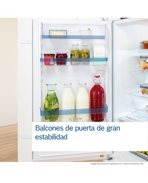 Frigorífico de 1 Porta Encastrável Bosch Serie 6 KIR81ADD0 VitaFresh, Fecho Softclose e de 177,5 cm - Branco Branco-8