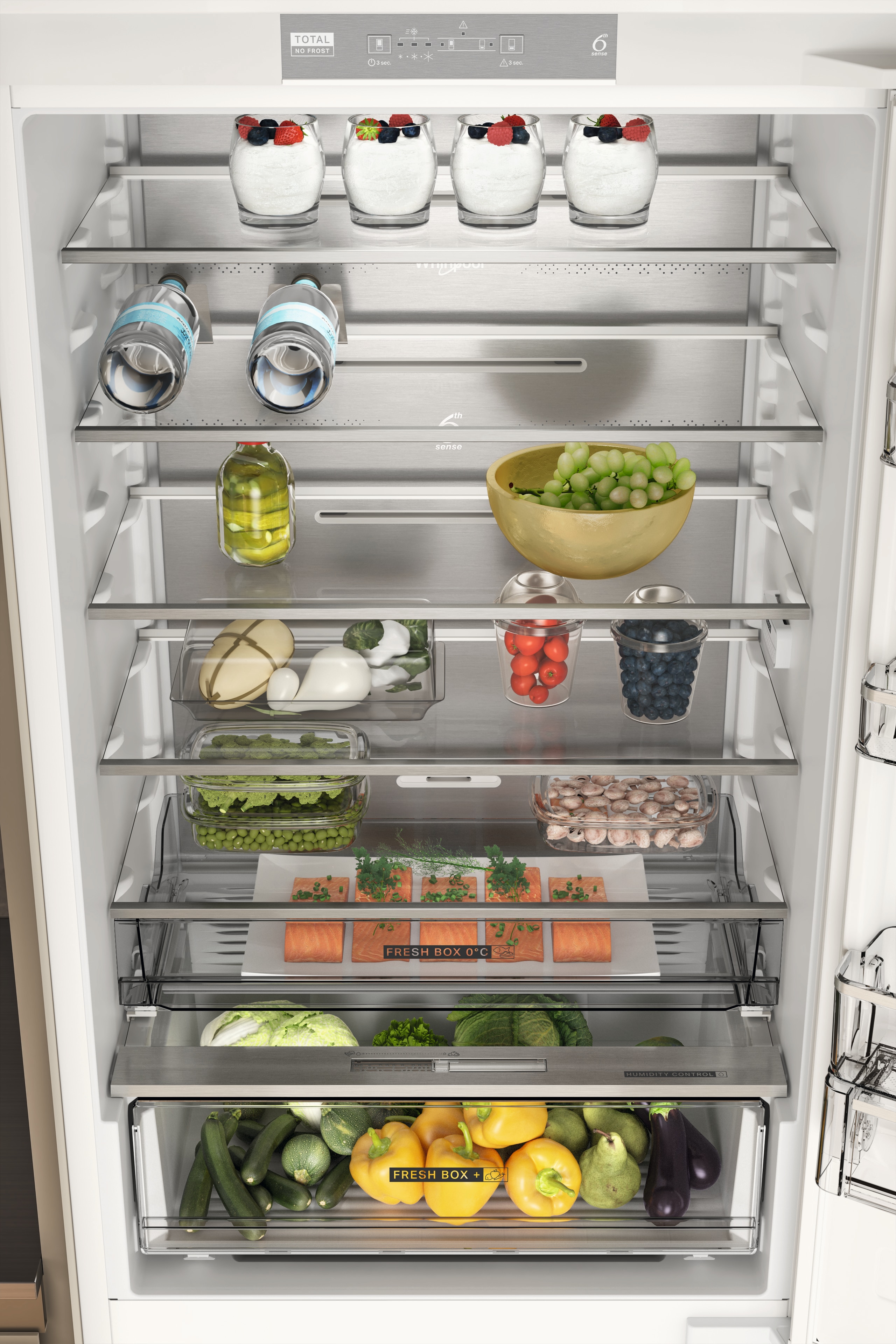 Imagen 6 de Frigorifico combi integrable Whirlpool Total No Frost - WH SP70 T121 - Blanco Blanco