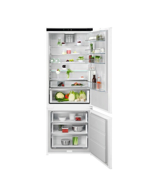 Imagem 0 de Frigorífico Combinado Encastrável AEG Série 7000 NSC7P751ES Total No Frost, GreenZone e de 188,4 cm - Branco