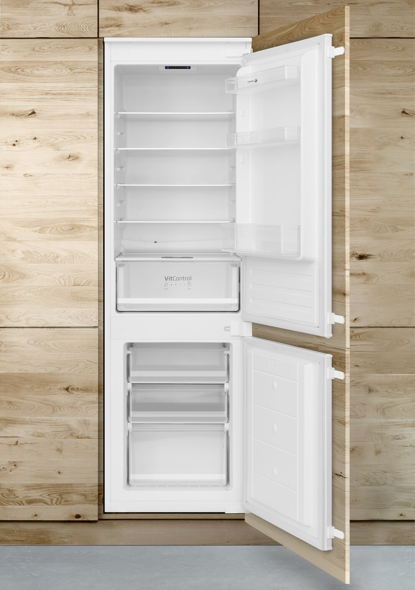 Frigorífico Combinado Encastrável Fagor 3FIC-5431 de 176,9 cm - Branco Branco-4