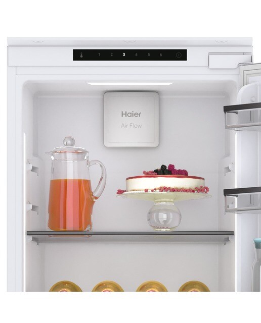 Frigorífico de 1 Porta Encastrável Haier HAMS518EW Estático Ventilado e de 176,9 cm - Branco Cristal branco-2