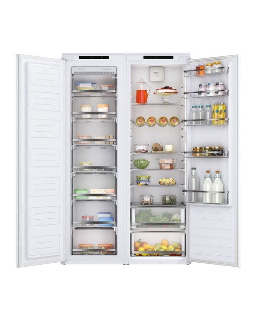 Frigorífico de 1 Porta Encastrável Haier HAMS518EW Estático Ventilado e de 176,9 cm - Branco Cristal branco-5