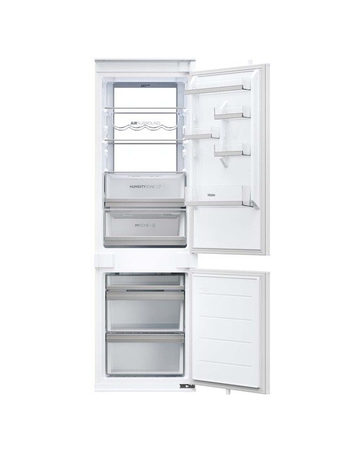 Frigorífico Combinado Encastrável Haier HBW7518C Total no Frost Duo Cooling - Branco Branco-2