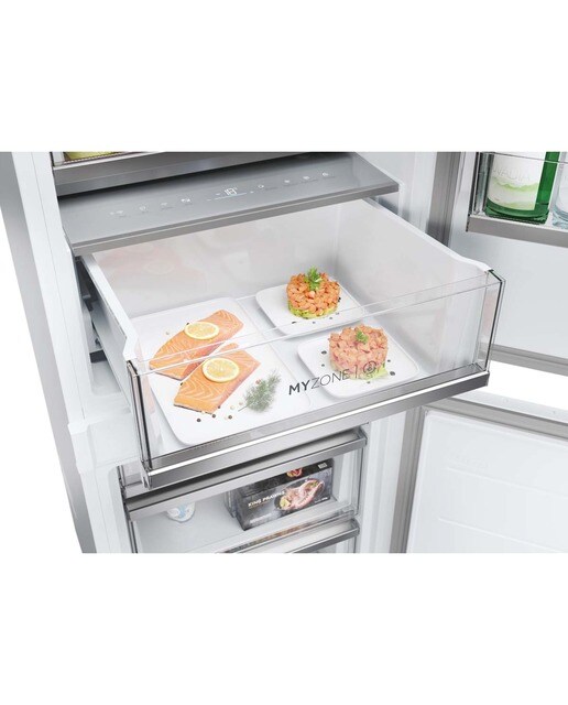 Frigorífico Combinado Encastrável Haier HBW7518C Total no Frost Duo Cooling - Branco Branco-5