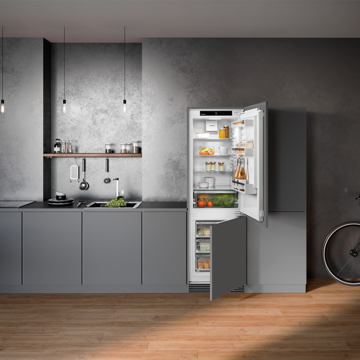 Frigorífico Combinado Encastrável Liebherr ICNe5103 No Frost de 178,8 cm - Branco 5
