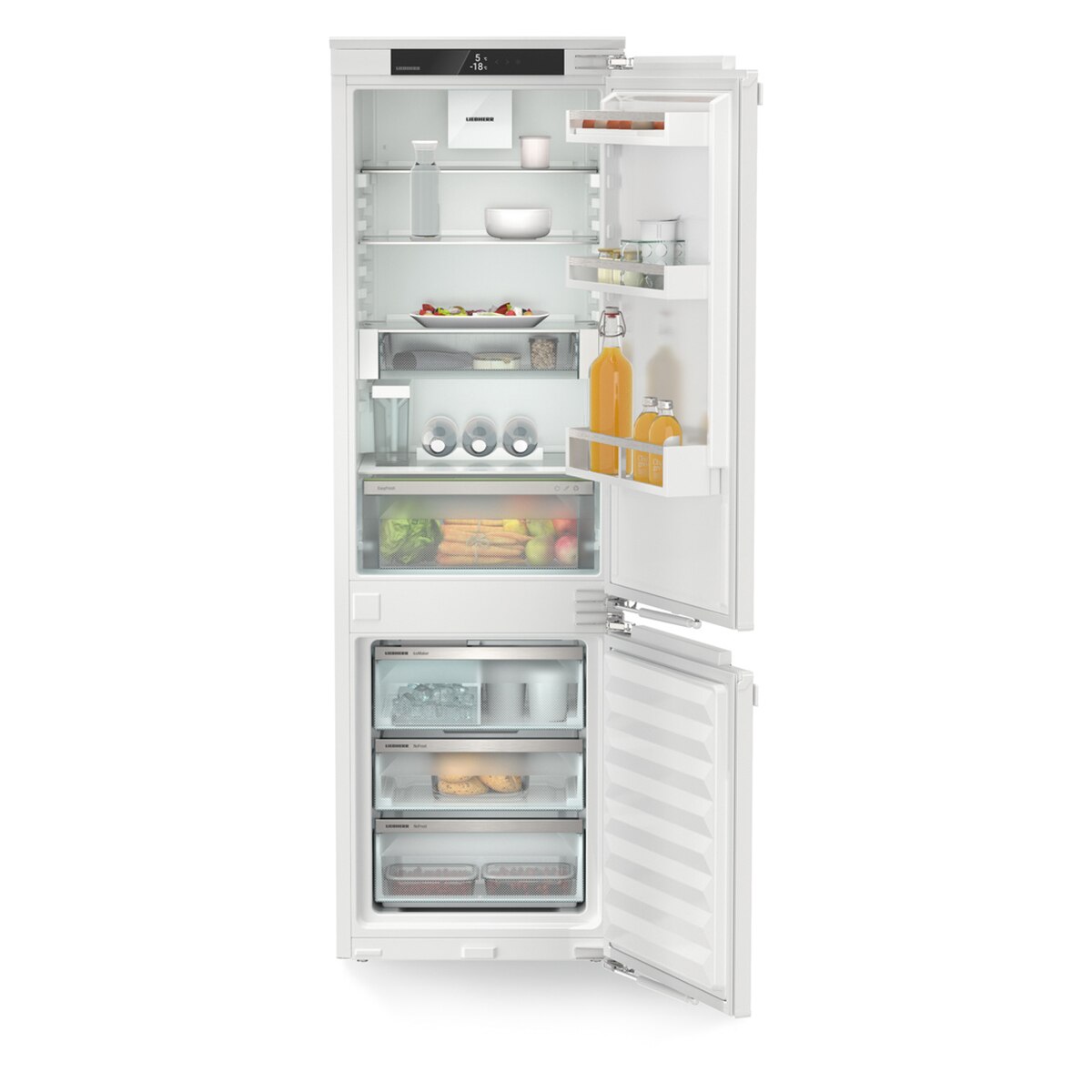 Frigorífico Combi integrable Liebherr, No Frost, Dual Cooling - ICNd 5133 - Blanco Blanco-4