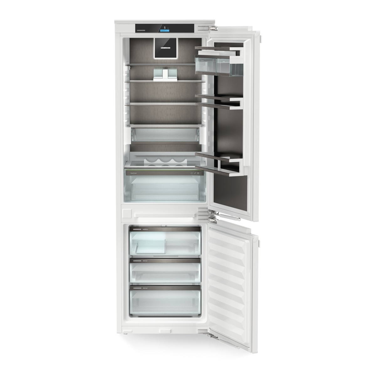 Liebherr – Frigorífico Combi Liebherr, No Frost, con dispensador de hielo Blanco – ICNcx 5173.