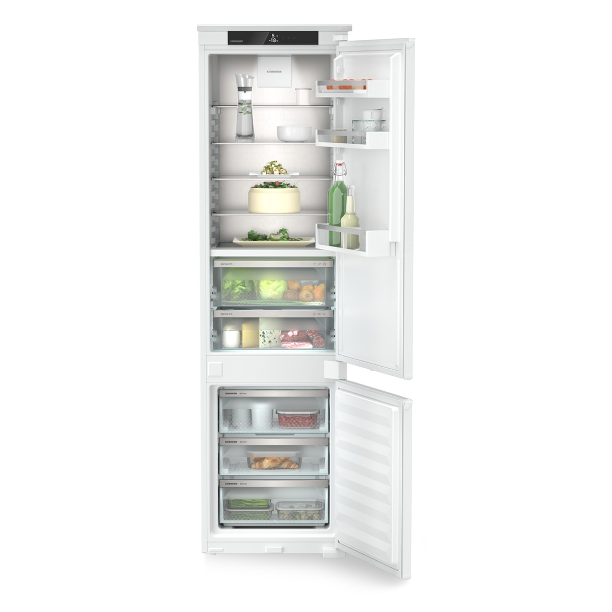 Frigorífico Combi Liebherr, No Frost, Dual Cooling Blanco - ICBNdi 5123 Blanco-4