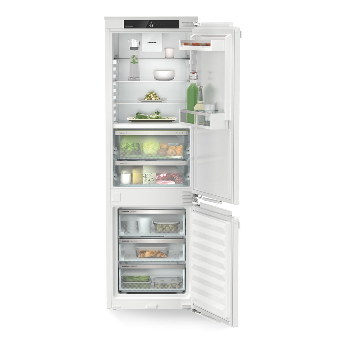 Frigorífico Combi integrable SmartFrost con BioFresh Liebherr - ICBa 5123 - Blanco Blanco-4