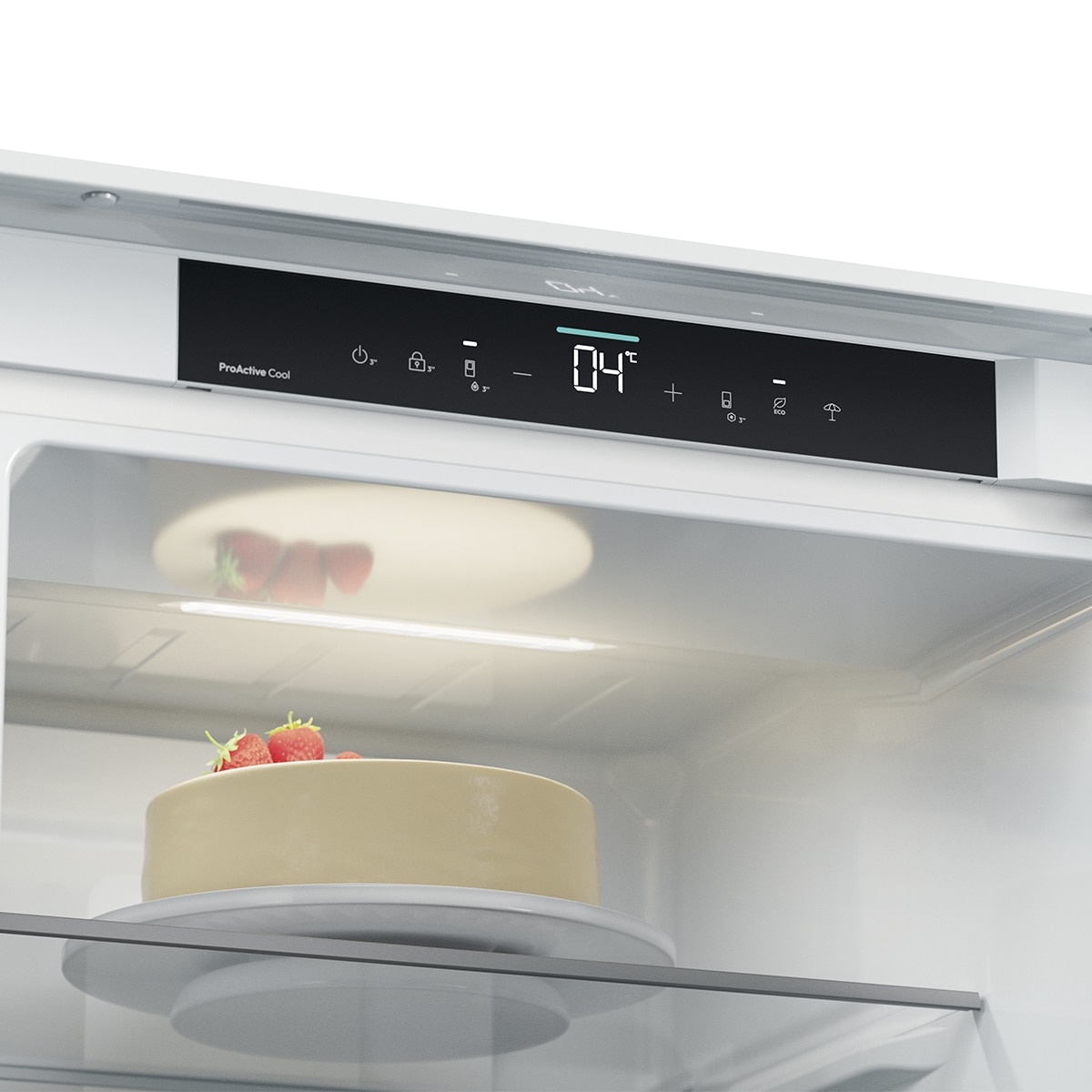 Frigorífico Combinado Encastrável Candy CNBQT3518E Total No Frost, Tecnologia Circle Fresh - Branco Branco-7