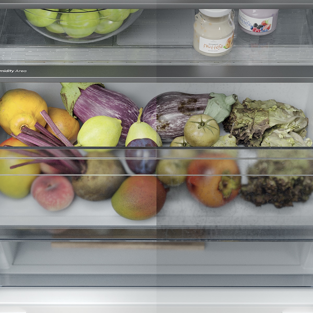 Frigorífico Combinado Encastrável Candy CNBQT3518E Total No Frost, Tecnologia Circle Fresh - Branco Branco-12