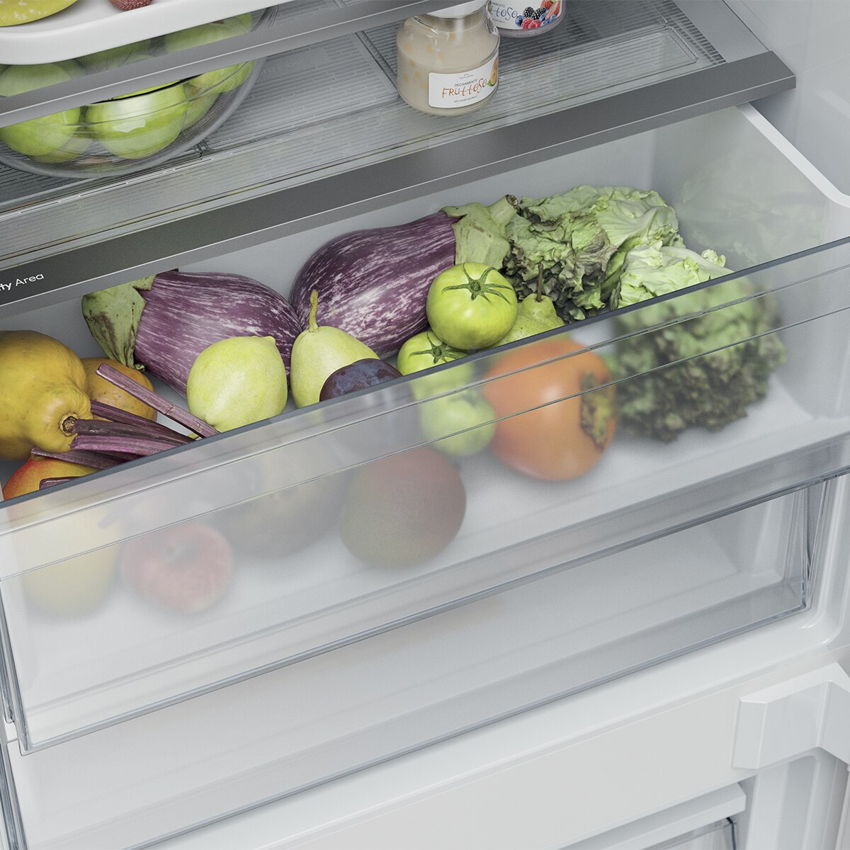 Frigorífico Combinado Encastrável Candy CNBQT3719EW Total No Frost, Tecnologia Smart Cool - Branco Branco-9
