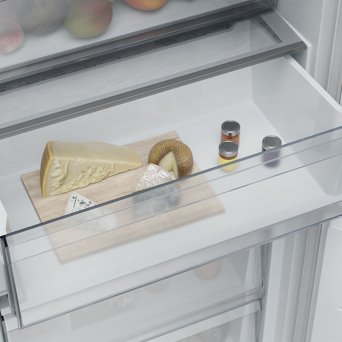 Frigorífico Combinado Encastrável Candy CNBQT3719EW Total No Frost, Tecnologia Smart Cool - Branco Branco-10