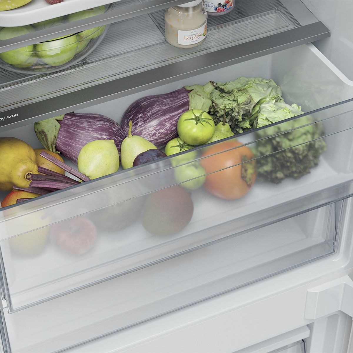 Frigorífico Combinado Encastrável Candy CNBQT3519EW Total No Frost, Tecnologia Smart Cool - Branco Branco-8