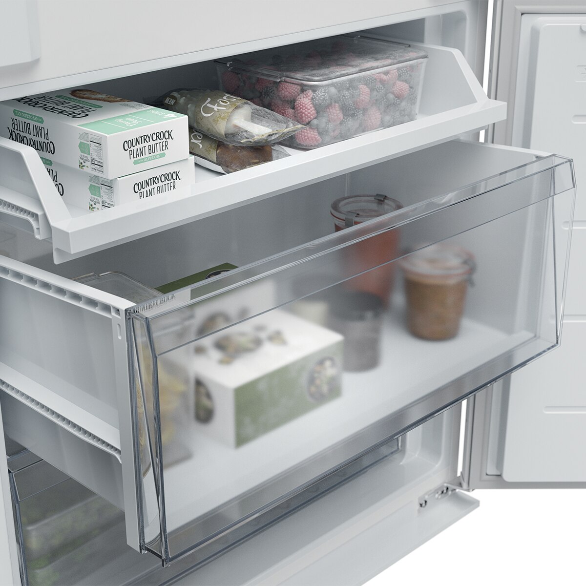 Frigorífico Combinado Encastrável Candy CNBQT3519EW Total No Frost, Tecnologia Smart Cool - Branco Branco-10