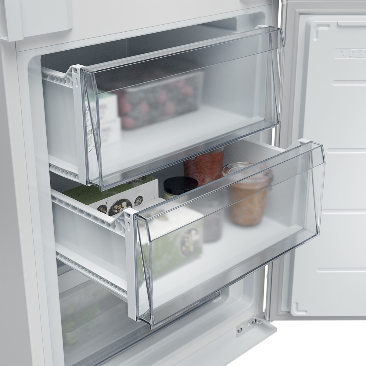 Frigorífico Combi Integrable Candy con Sistema No Frost y Tecnología Super Cool - CNBQL3518EV - Blanco Blanco-10