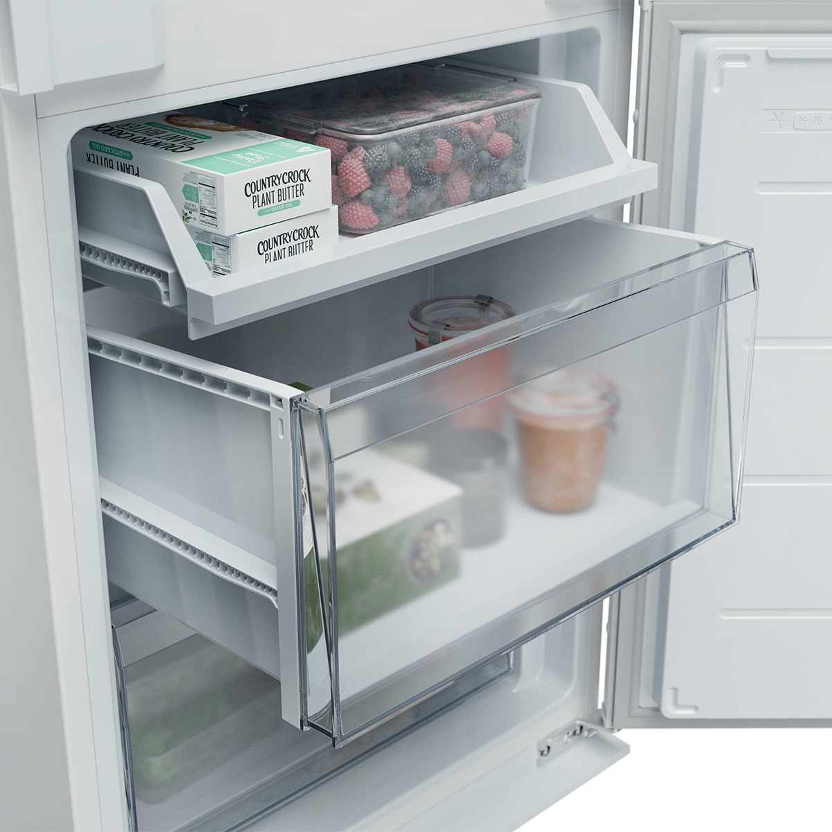 Frigorífico Combi Integrable Candy Total No Frost e Iluminación Envolvente - CNBQT5518D - Blanco Blanco-13