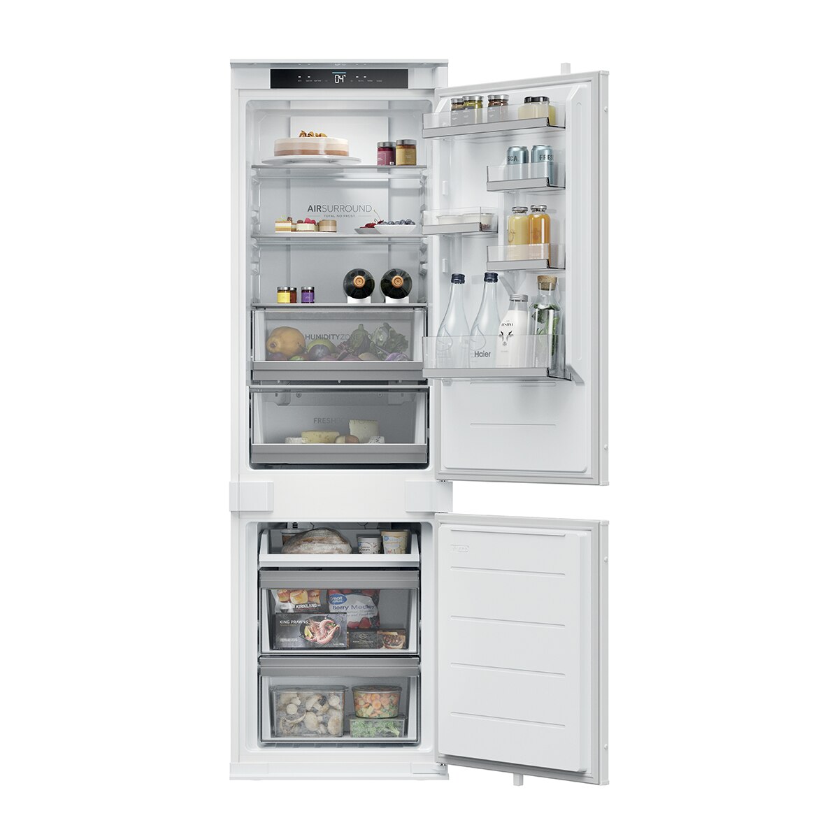 Thumbnail 1 de Haier HBWQ5518E frigorífico combi 177 cm