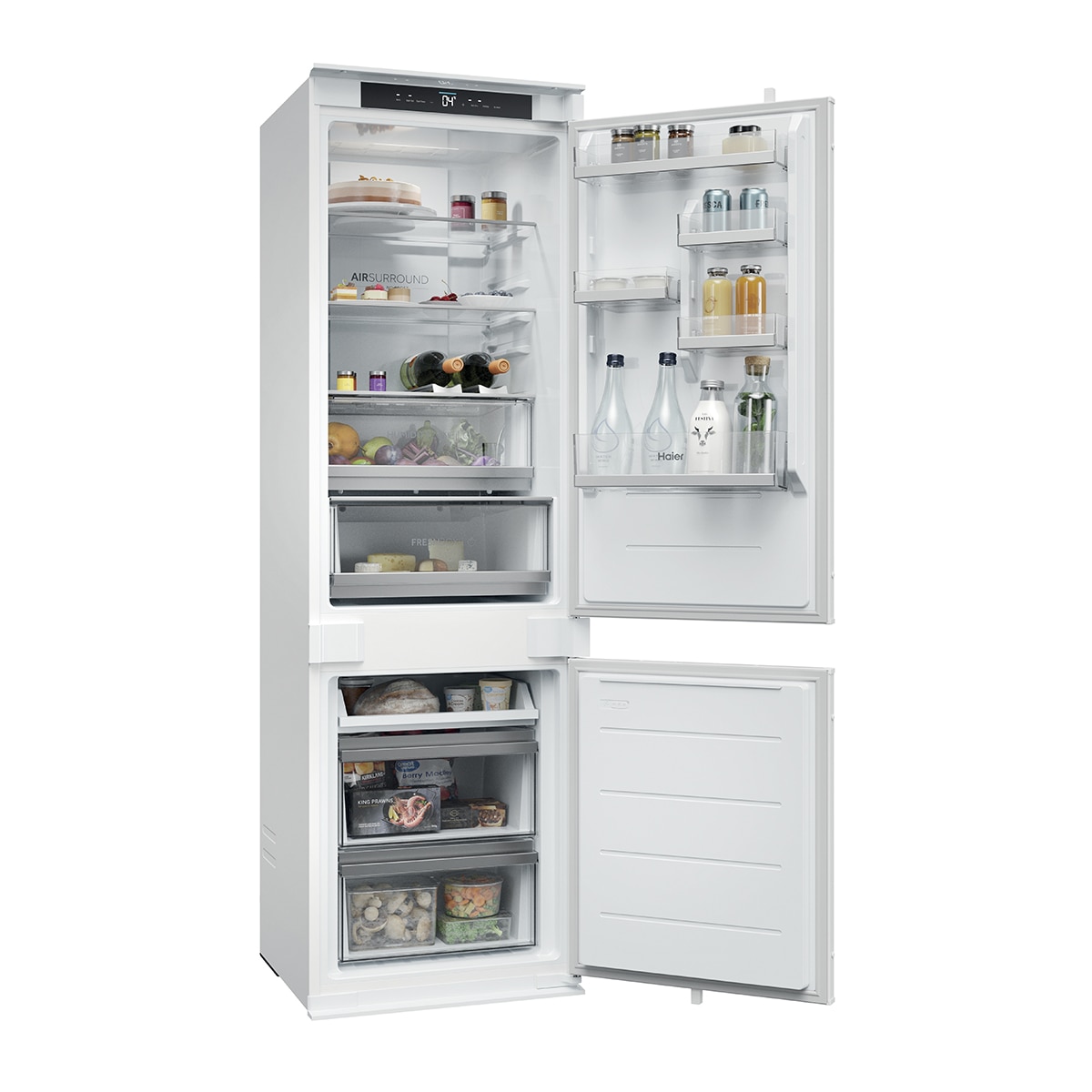 Thumbnail 2 de Haier HBWQ5518E frigorífico combi 177 cm