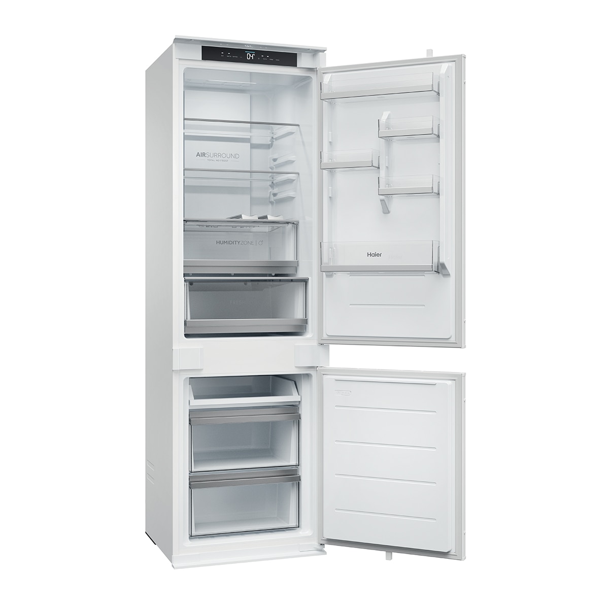 Thumbnail 4 de Haier HBWQ5518E frigorífico combi 177 cm