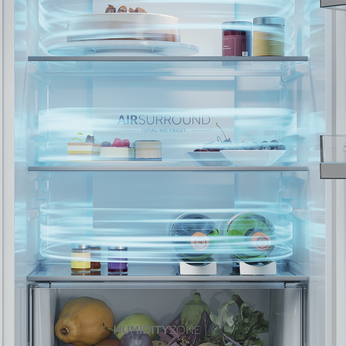 Frigorífico Combinado Encastrável Haier HBQW5518E ID Titanium 2, Total No Frost e WiFi - Branco Branco-8