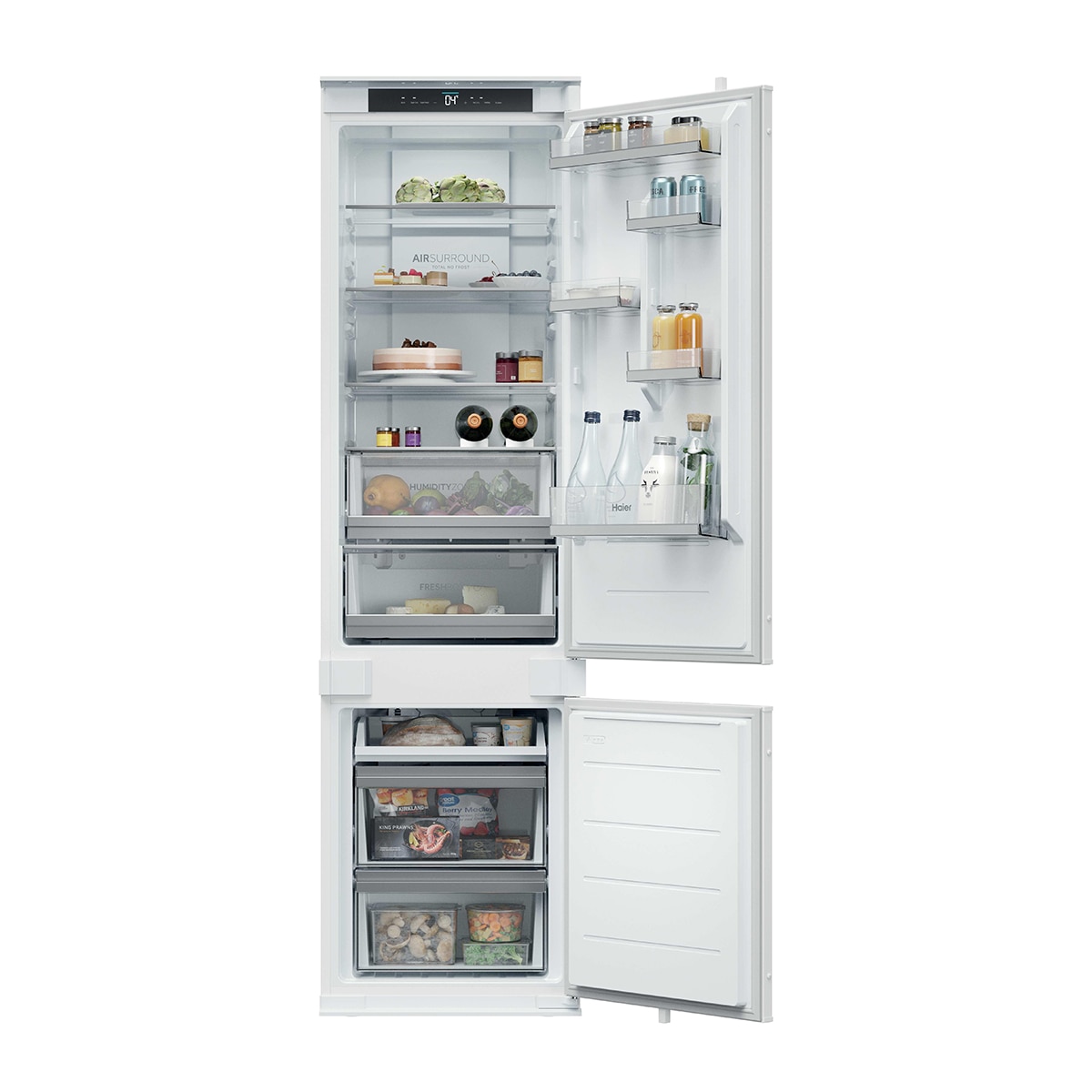 Frigorífico Combi Integrable Haier Total No Frost, con WiFi y Motor INVERTER - HBQW5519E - Blanco Blanco-2
