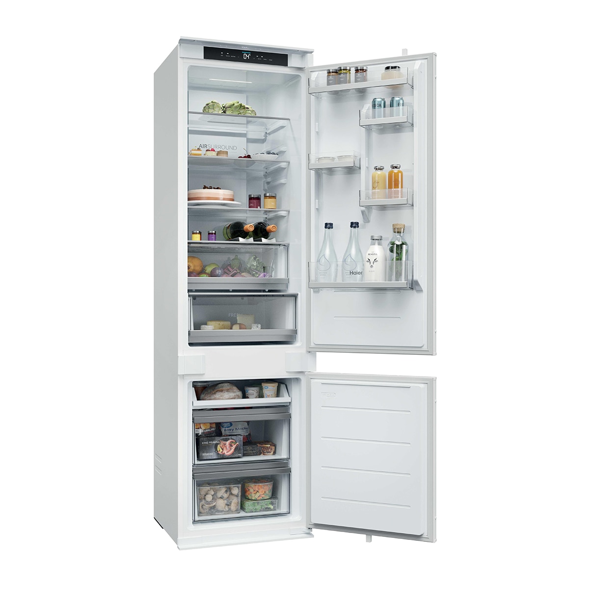 Frigorífico Combi Integrable Haier Total No Frost, con WiFi y Motor INVERTER - HBQW5519E - Blanco Blanco-3