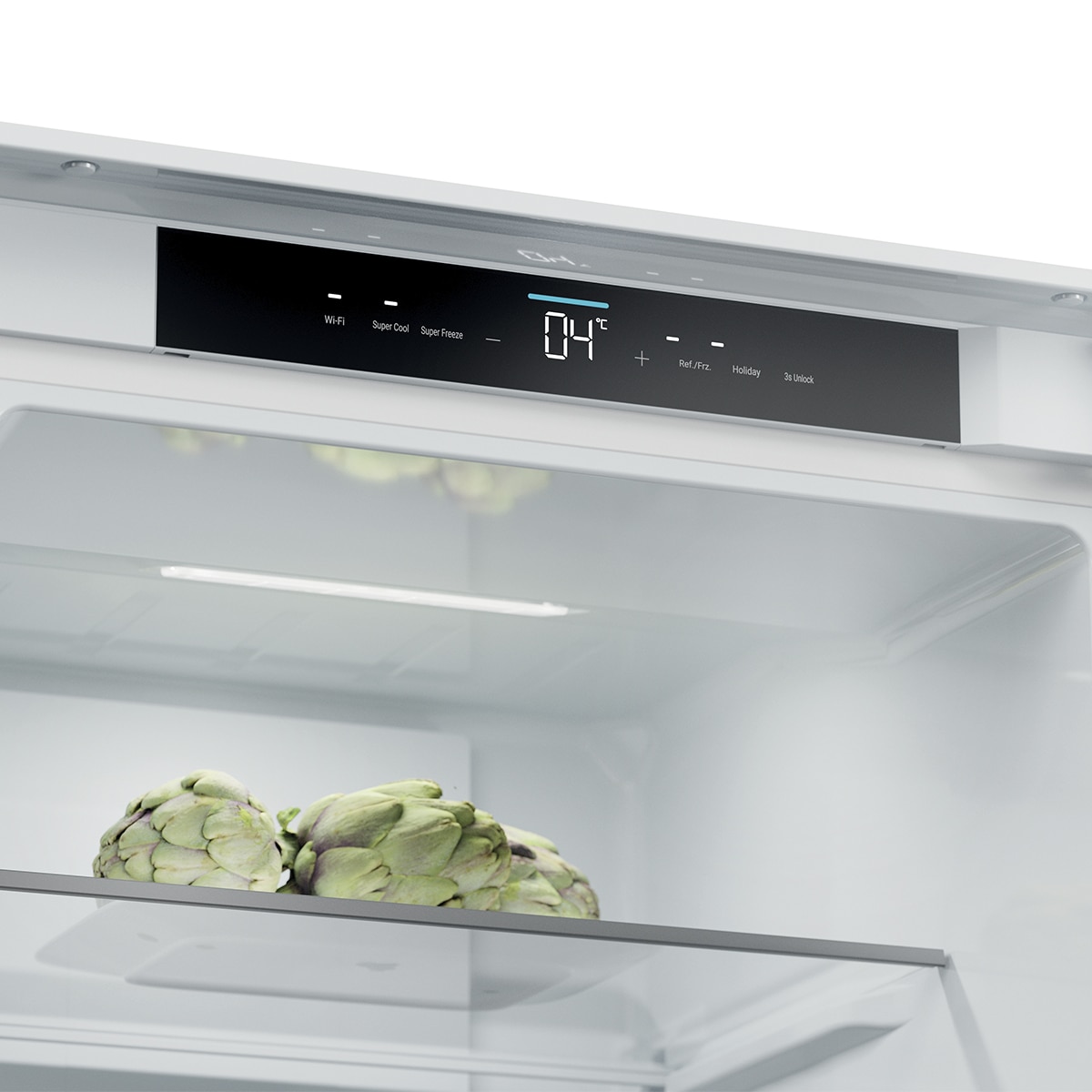 Frigorífico Combi Integrable Haier Total No Frost, con WiFi y Motor INVERTER - HBQW5519E - Blanco Blanco-5
