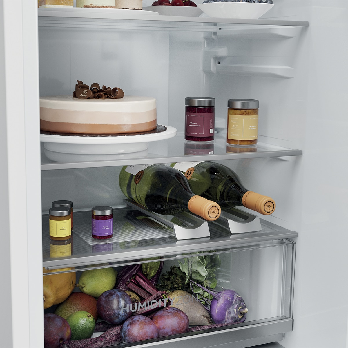 Frigorífico Combi Integrable Haier Total No Frost, con WiFi y Motor INVERTER - HBQW5519E - Blanco Blanco-6