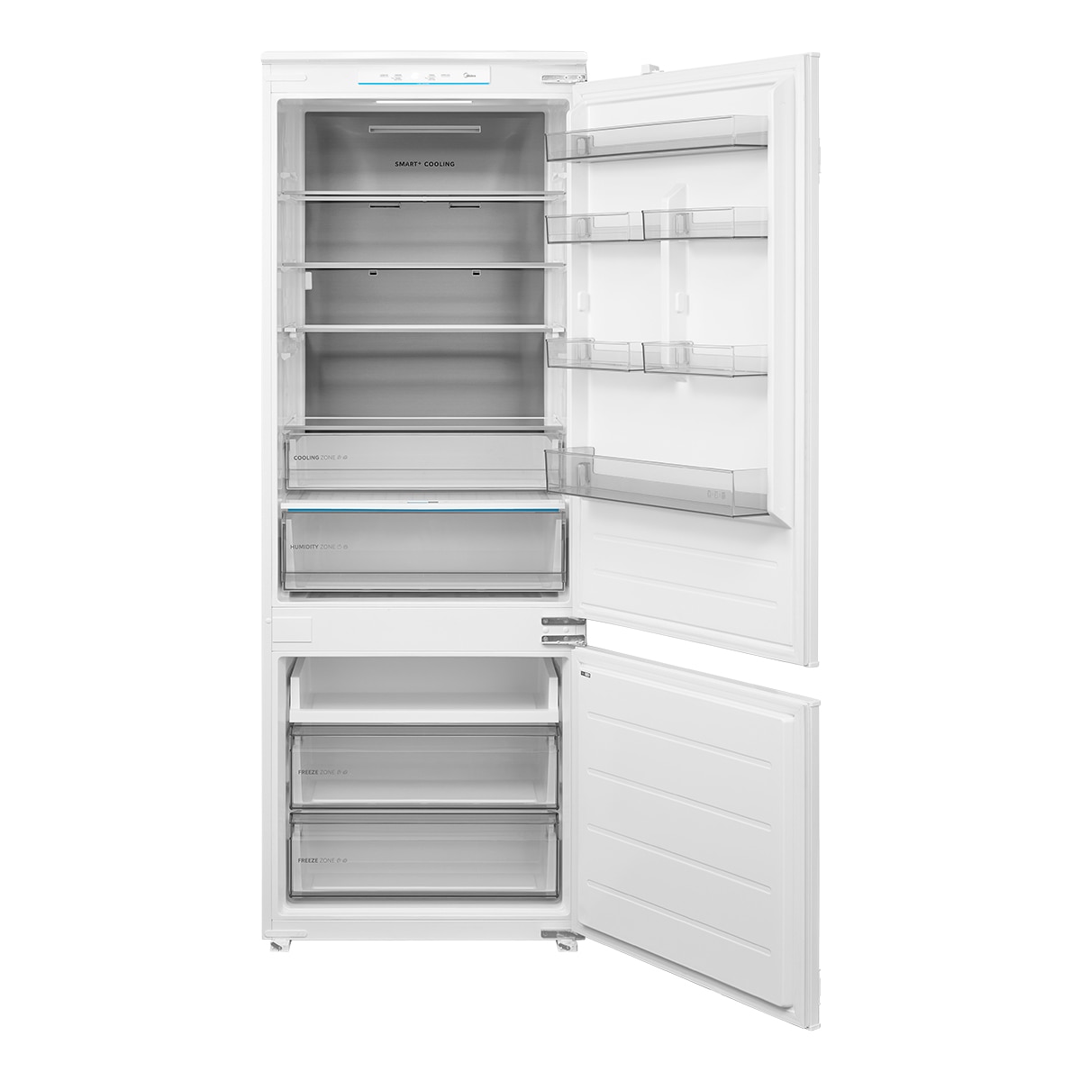 Imagen 11 de Frigorífico combi integrable Midea Total No Frost, Metal Cooling, 403L - MDRE554FGD01