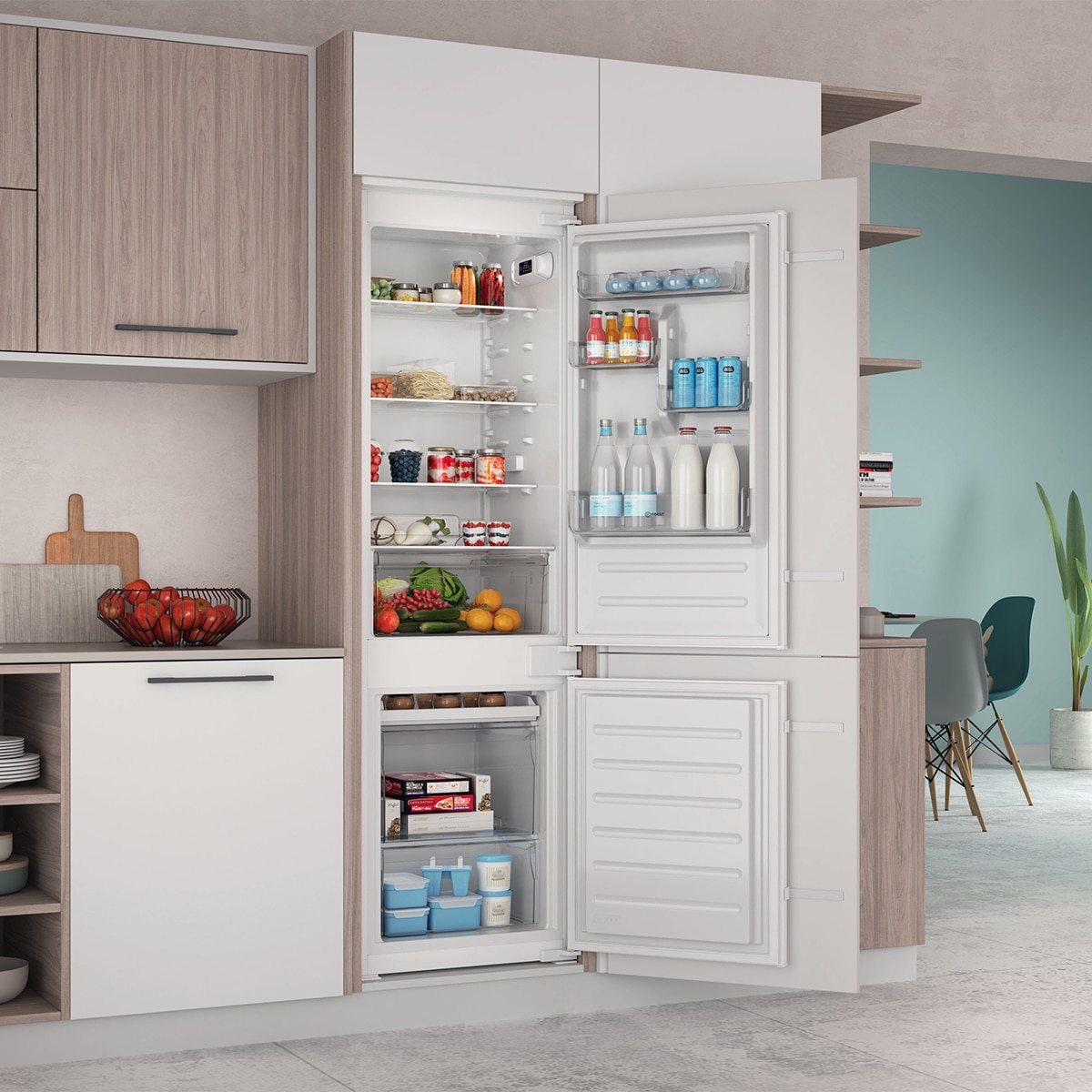 Thumbnail 5 de Indesit INC18D021A1 frigorífico combi 268 L 34 dB
