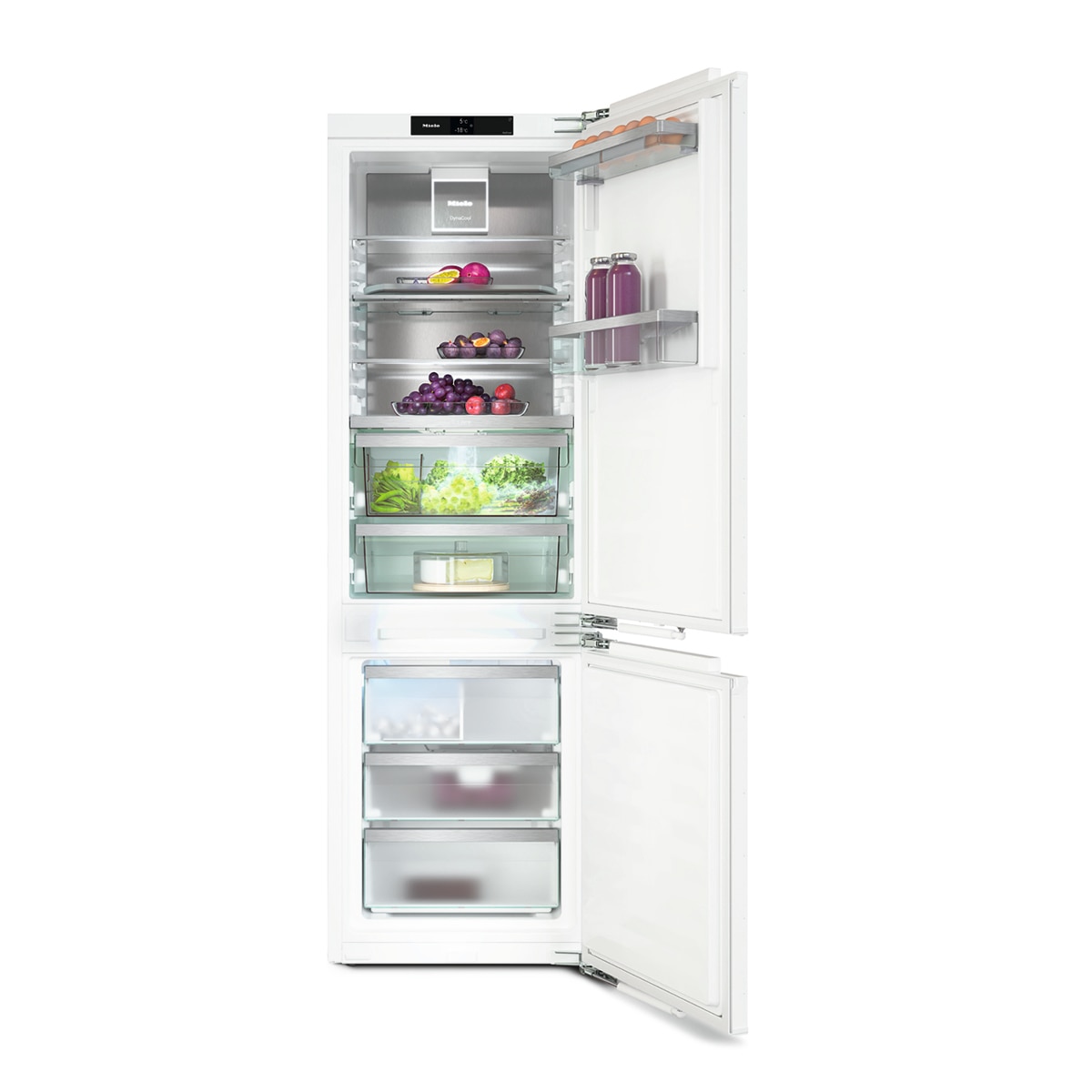Miele - Frigorífico combi integrable Miele PerfectFresh Active, Freeze&Cool y fabricador de cubitos - KFN 7795 C.