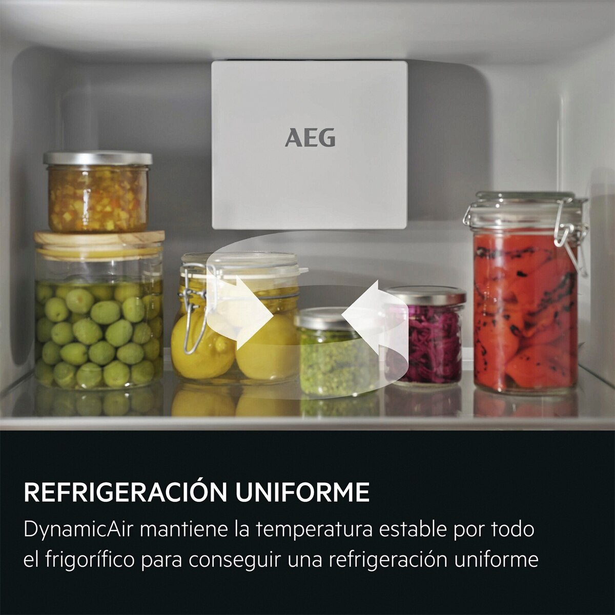 Frigorífico Combi integrable AEG No frost,IA, MaxiSpace,Serie 7000, NSC7T751ES 6