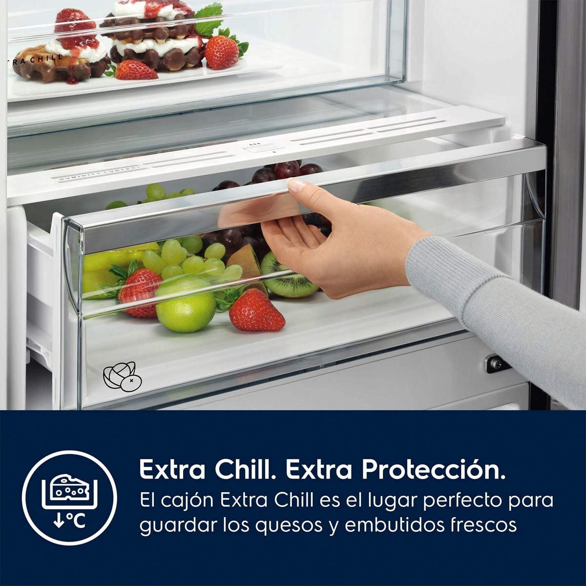 Frigorífico Combi integrable Electrolux, No frost, IA, Serie 700 ENA7CE18S1 7