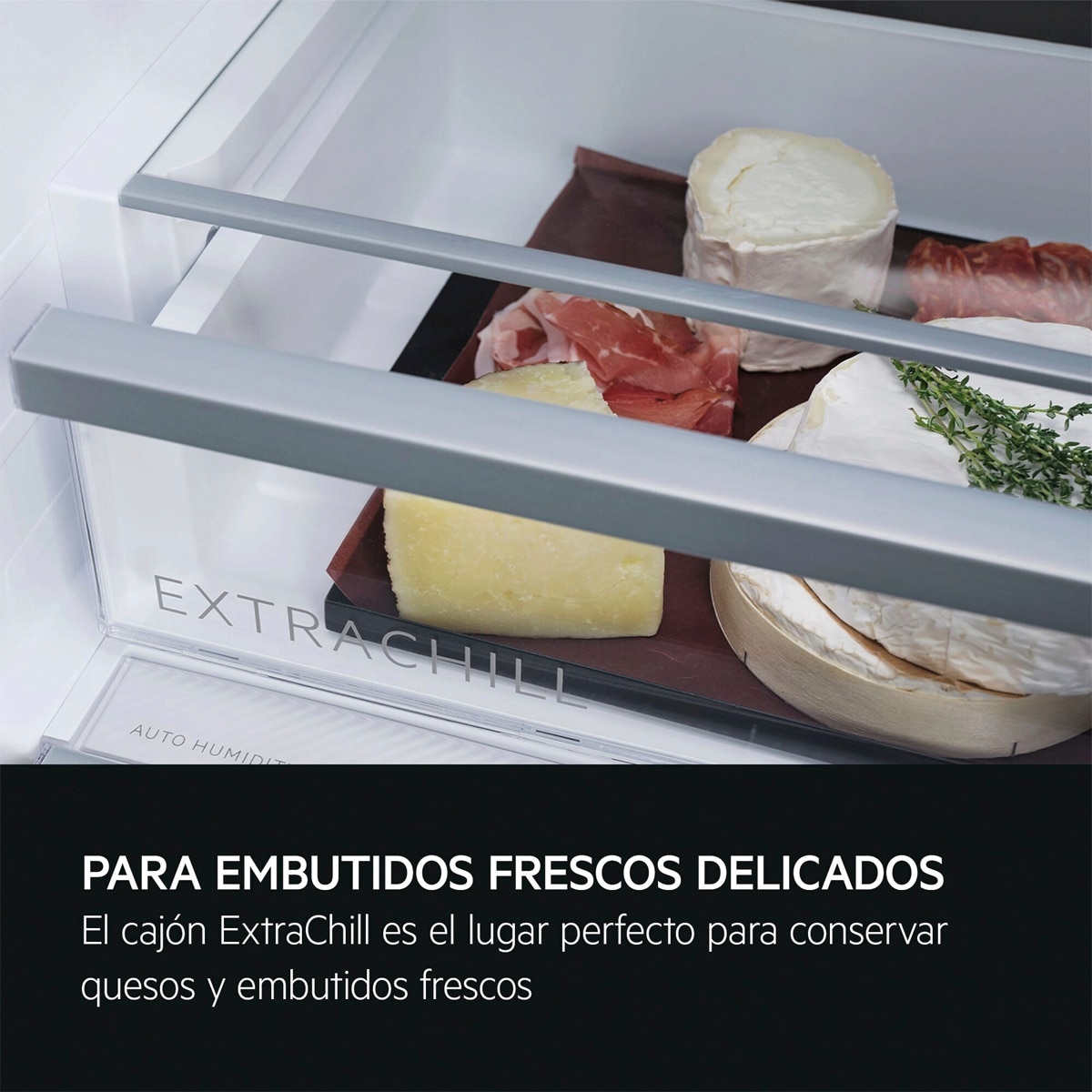 Frigorífico Combi integrable AEG, no frost, IA, Multiflow, Cooling 360, Cajón Extra Chill Serie 7000 TC7CS181DS 10