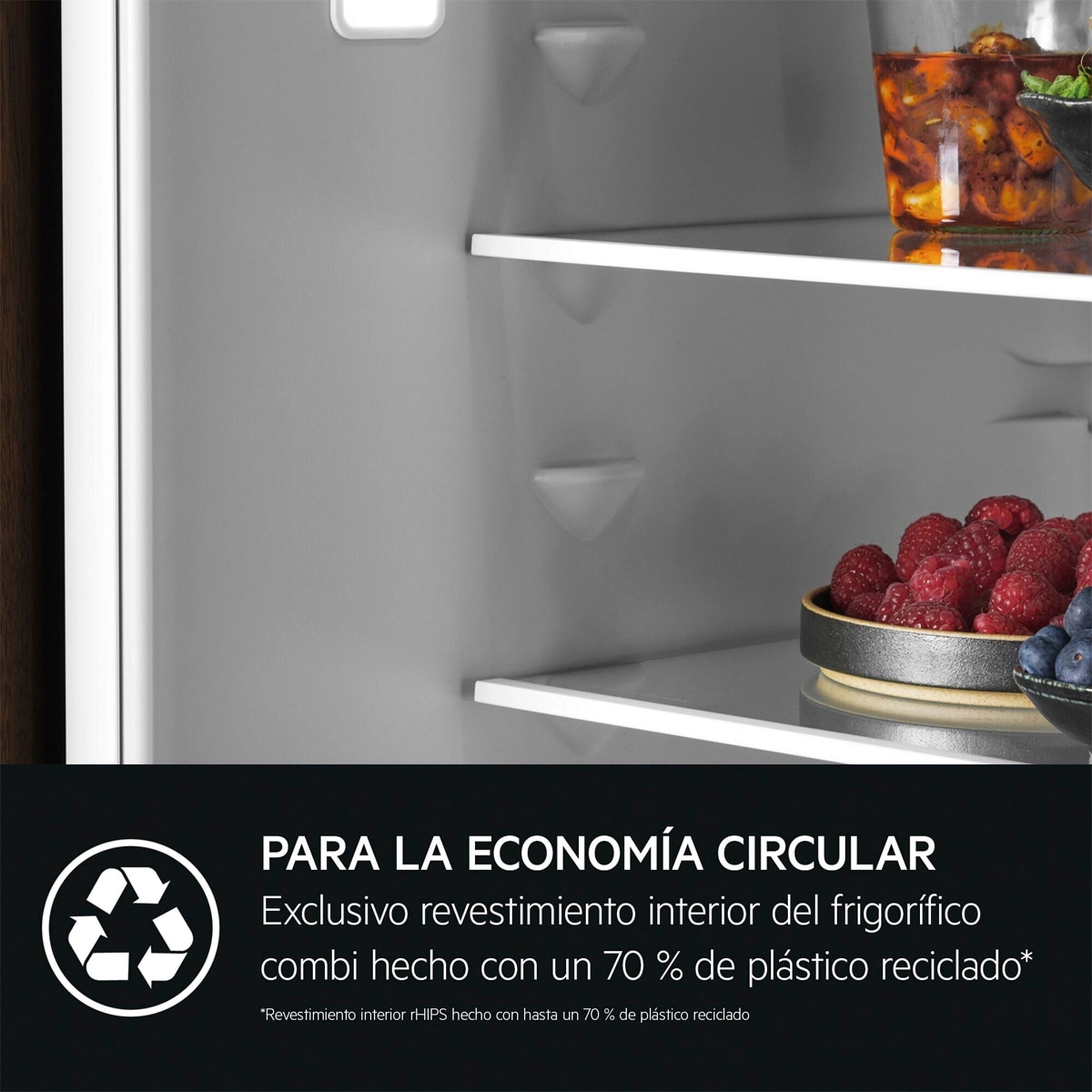 Frigorífico Combi integrable AEG, no frost, IA, Multiflow, Cooling 360, Cajón Extra Chill Serie 7000 TC7CS181DS 12