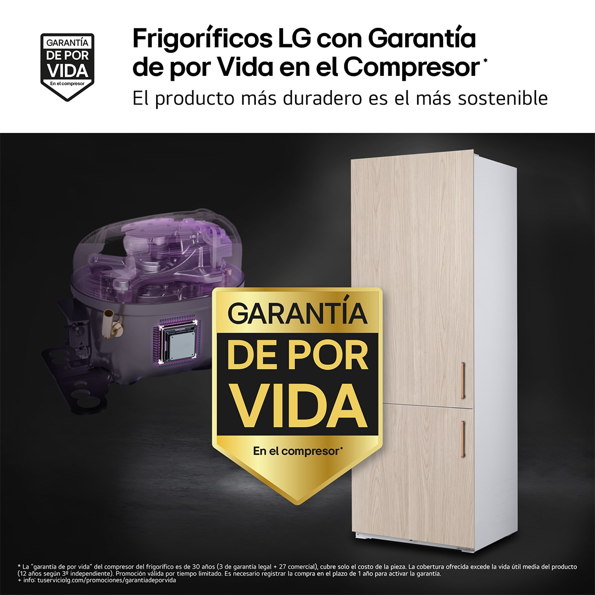 Frigorífico combi integrable LG Total No Frost, Total No Frost, Serie 700 - CCJ7396SCHQ - Blanco Blanco-5