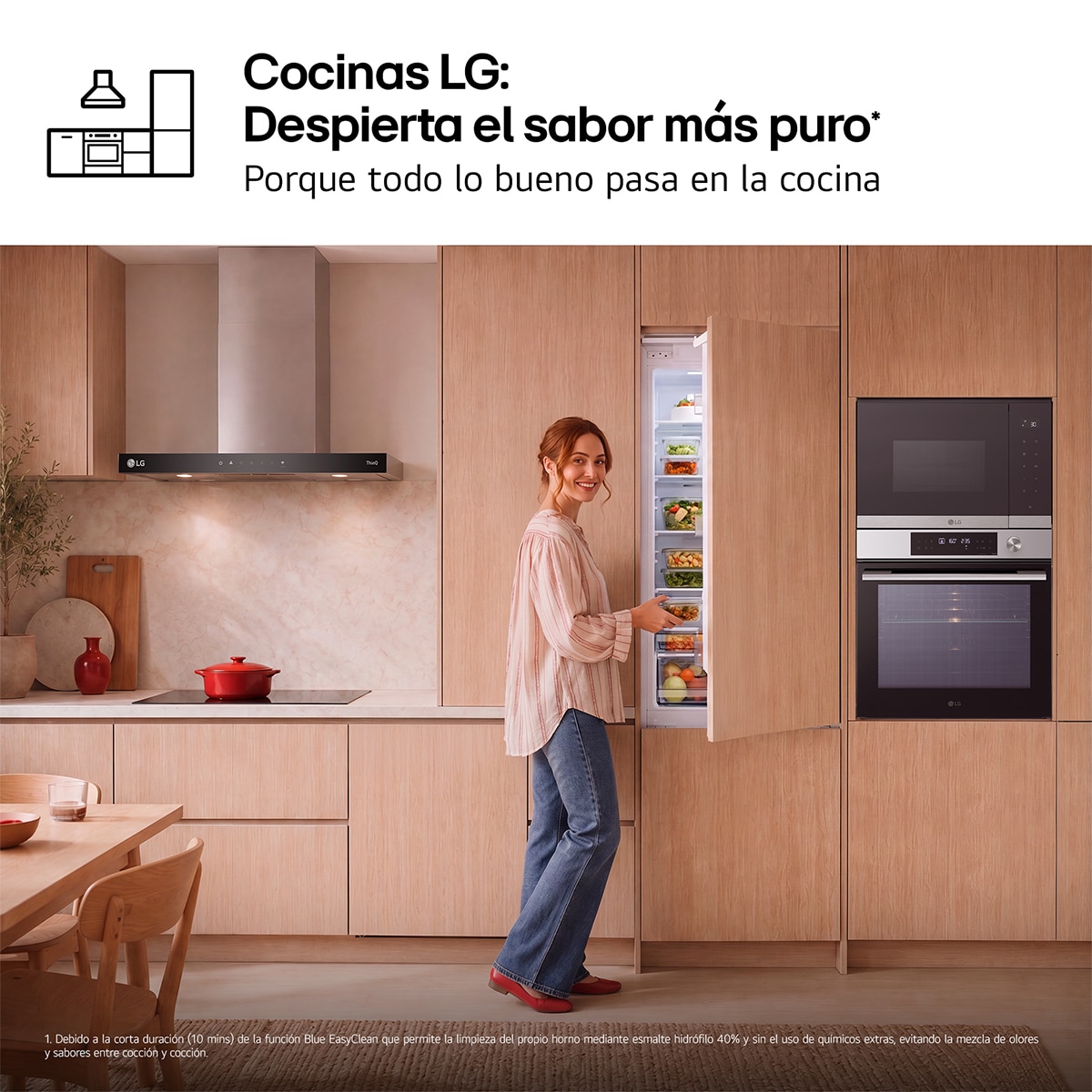 Frigorífico combi integrable LG Total No Frost, Total No Frost, Serie 700 - CCJ7396SCHQ - Blanco Blanco-13