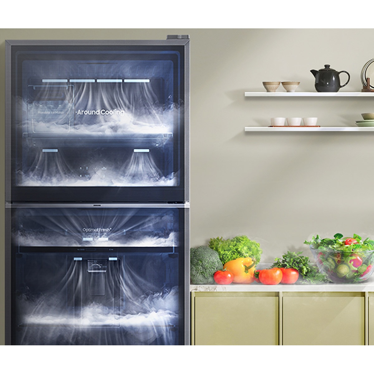 Frigorífico 2 puertas Samsung No Frost - RT47CG6626S9ES Inox-7