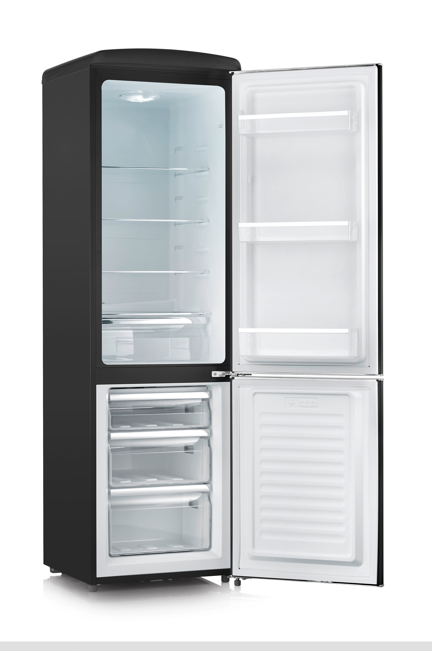 Frigorífico Combinado Severin Retro RKG8918 e de 181 cm - Preto Preto-2